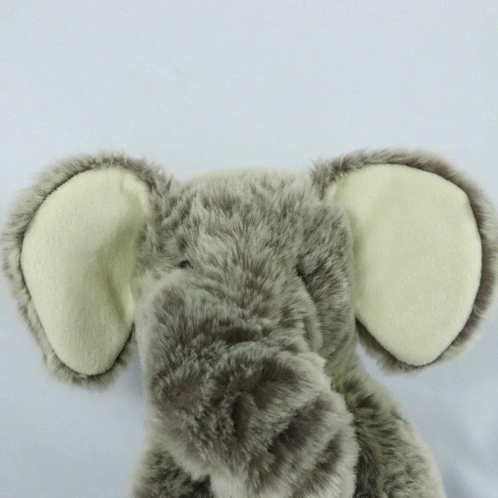 Toys R Us Animal Alley 2001 Gray Realistic Elephant Plush Stuffed Animal 16